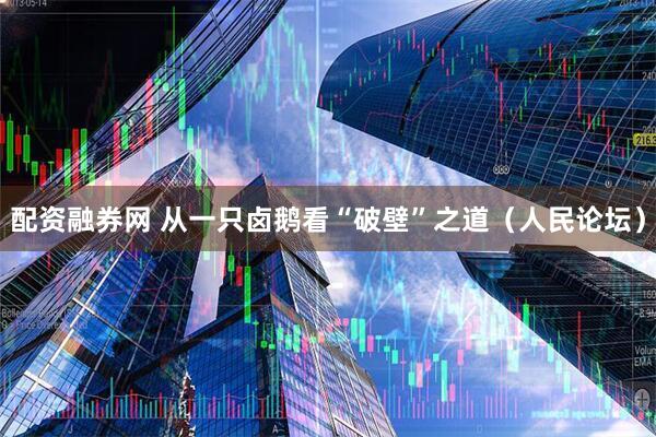 配资融券网 从一只卤鹅看“破壁”之道（人民论坛）